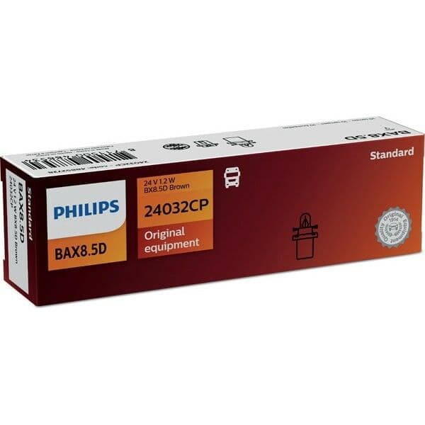 Bax 8,5d 24V 1.2W BX8.5D braun 1 St. Philips
