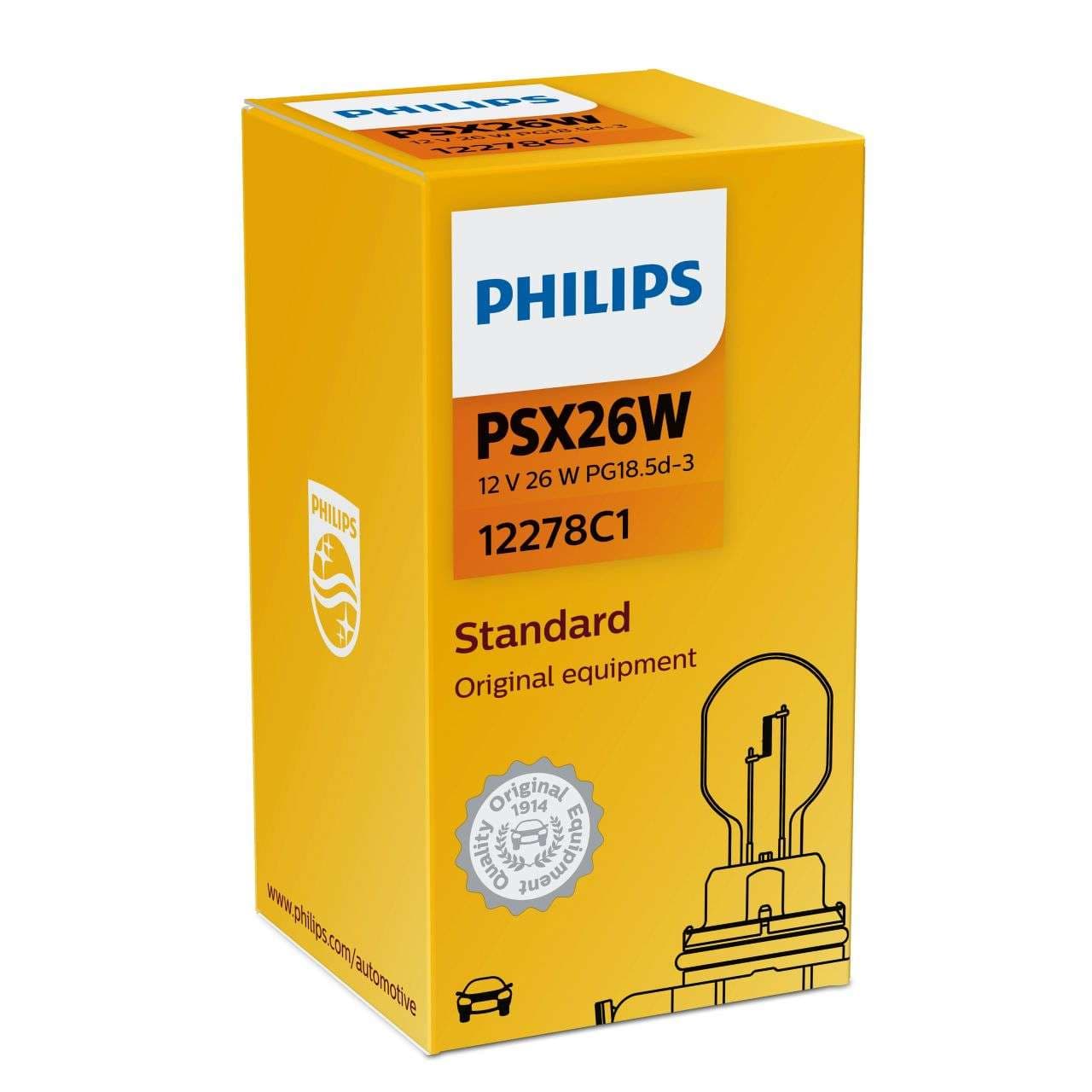 PSX26W 12V 26W PG18.5d-3 1 St. Philips