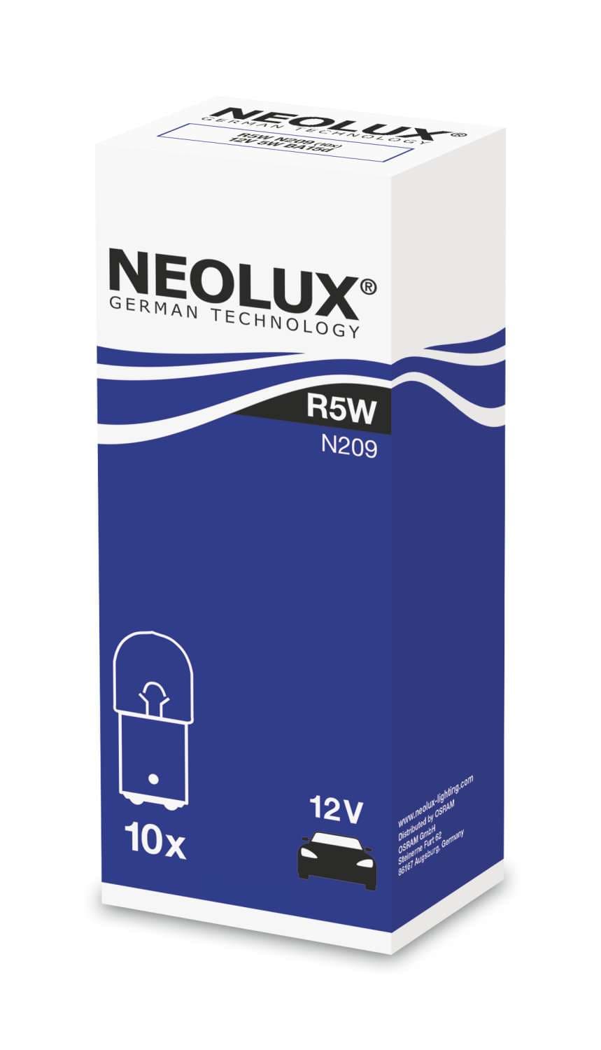 R5W 12V 5W BA15D Standard N209 1 St. NEOLUX