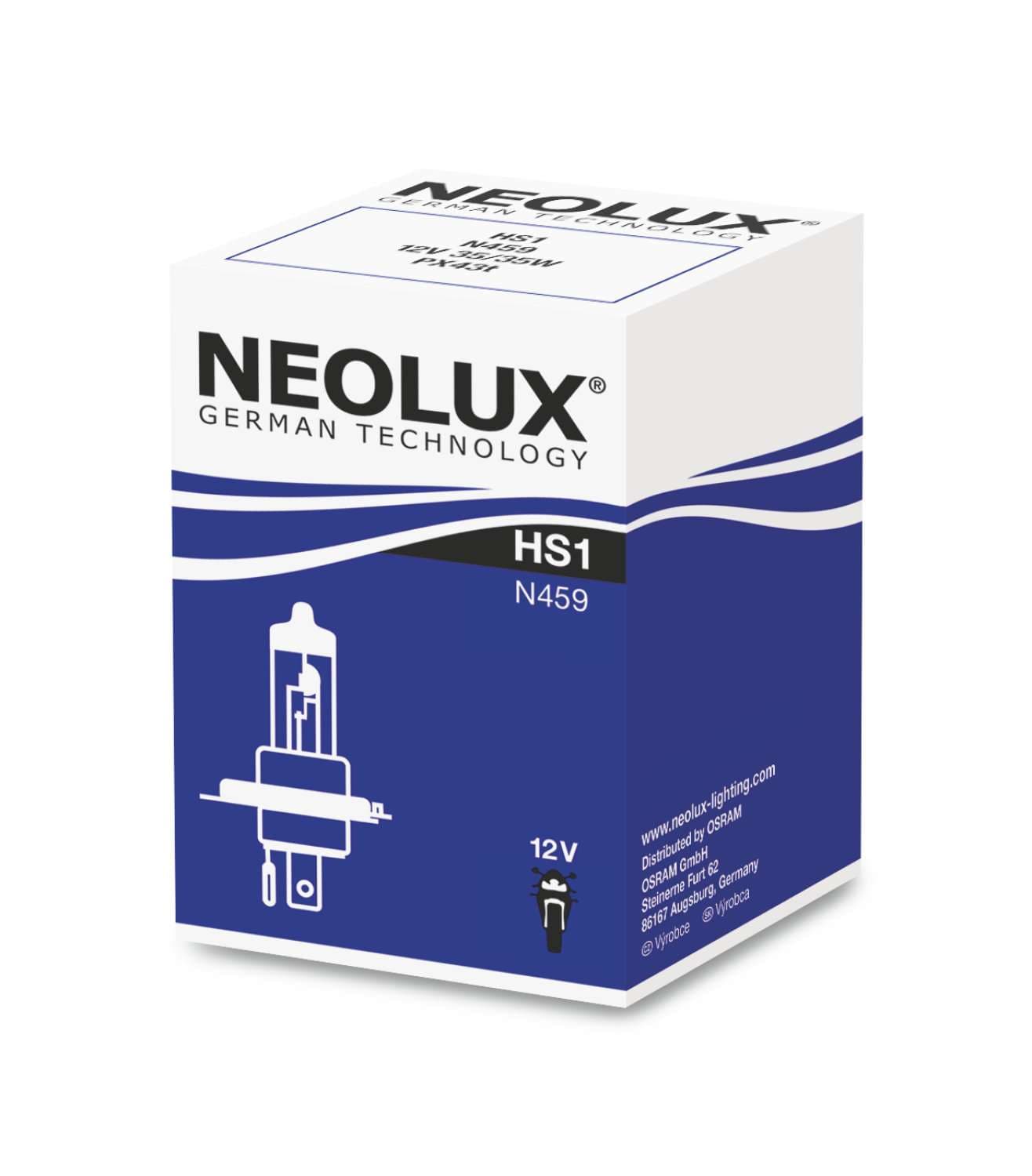 HS1 12V 35/35W PX43T Standard N459 1 St. NEOLUX