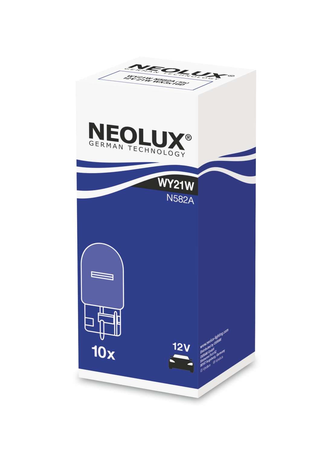 WY21W 12V 21W WX3X16D Standard N582A 1 St. NEOLUX