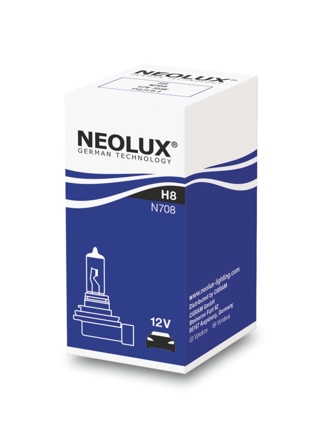 H8 12V 35W PGJ19-1 Standard N708 1 St. NEOLUX