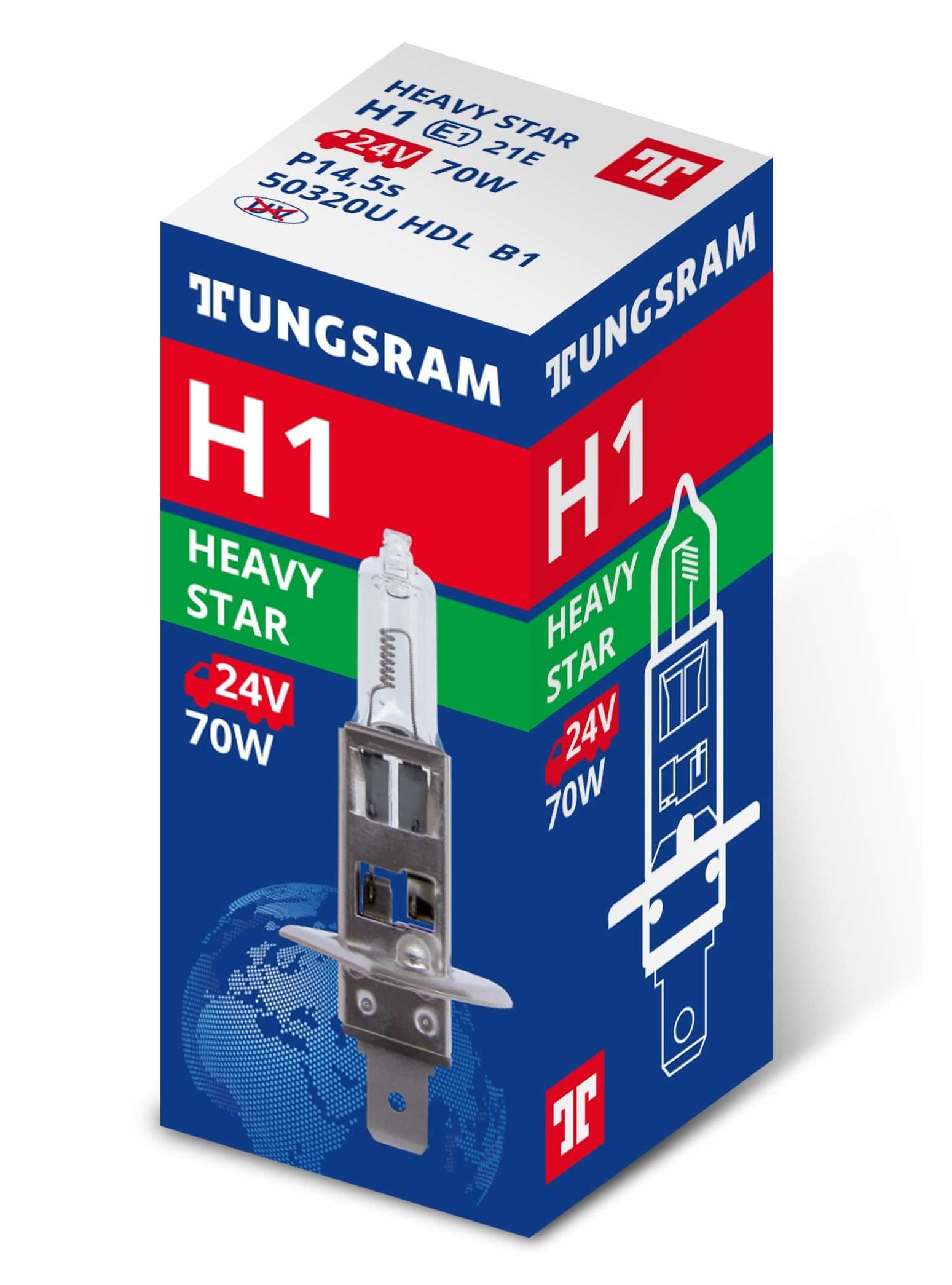 H1 24V 70W P14.5s Heavy Star 1 St. Tungsram