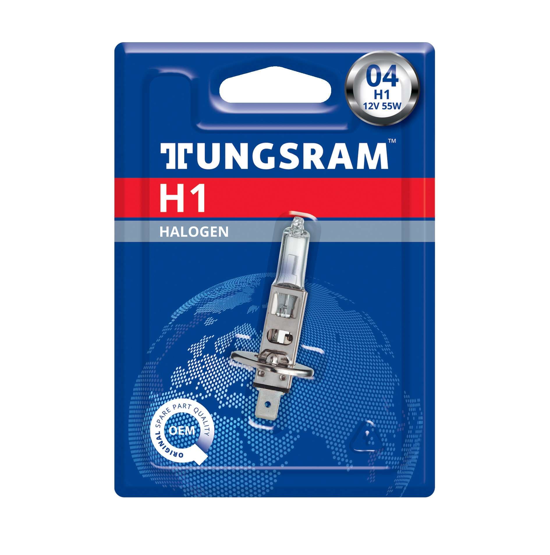 H1 12V 55W P14.5s Standard 1 St. Blister Tungsram