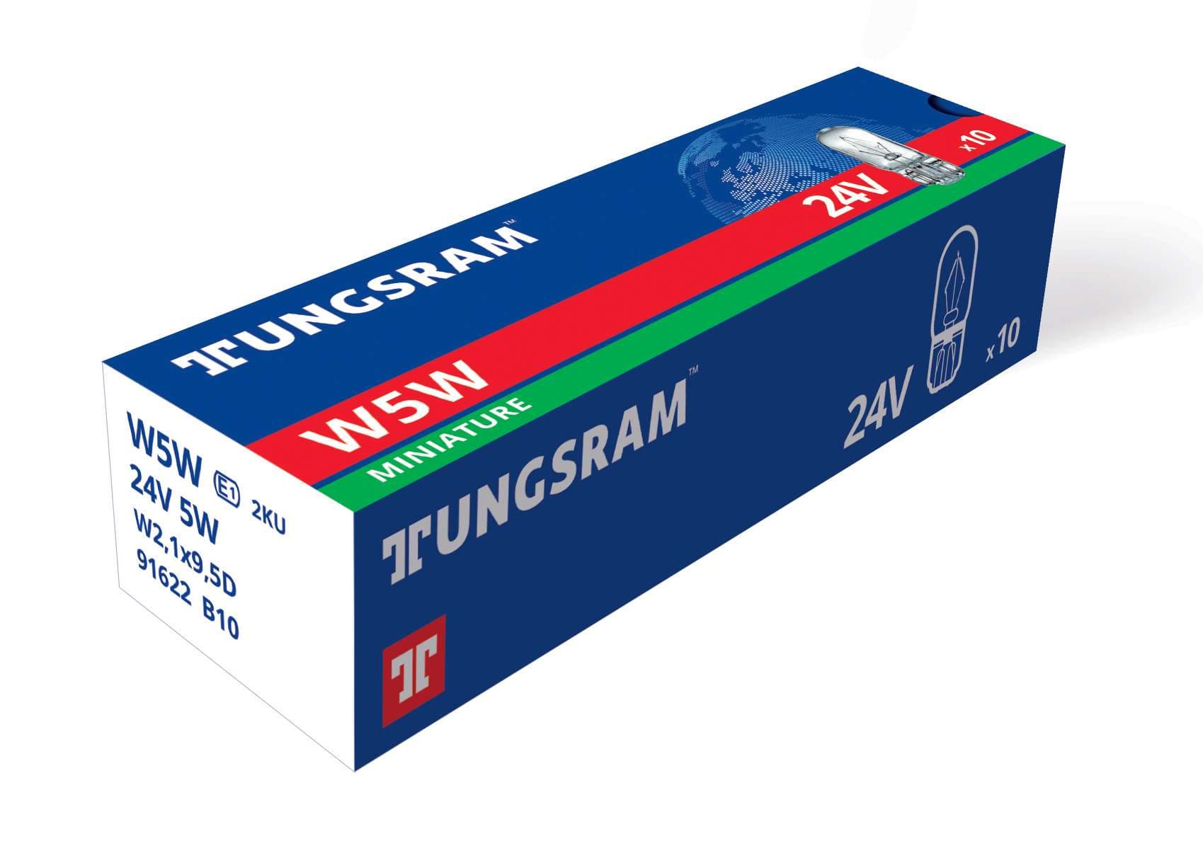 W5W 24V 5W W2,1x9,5d Original range 1 St. Tungsram