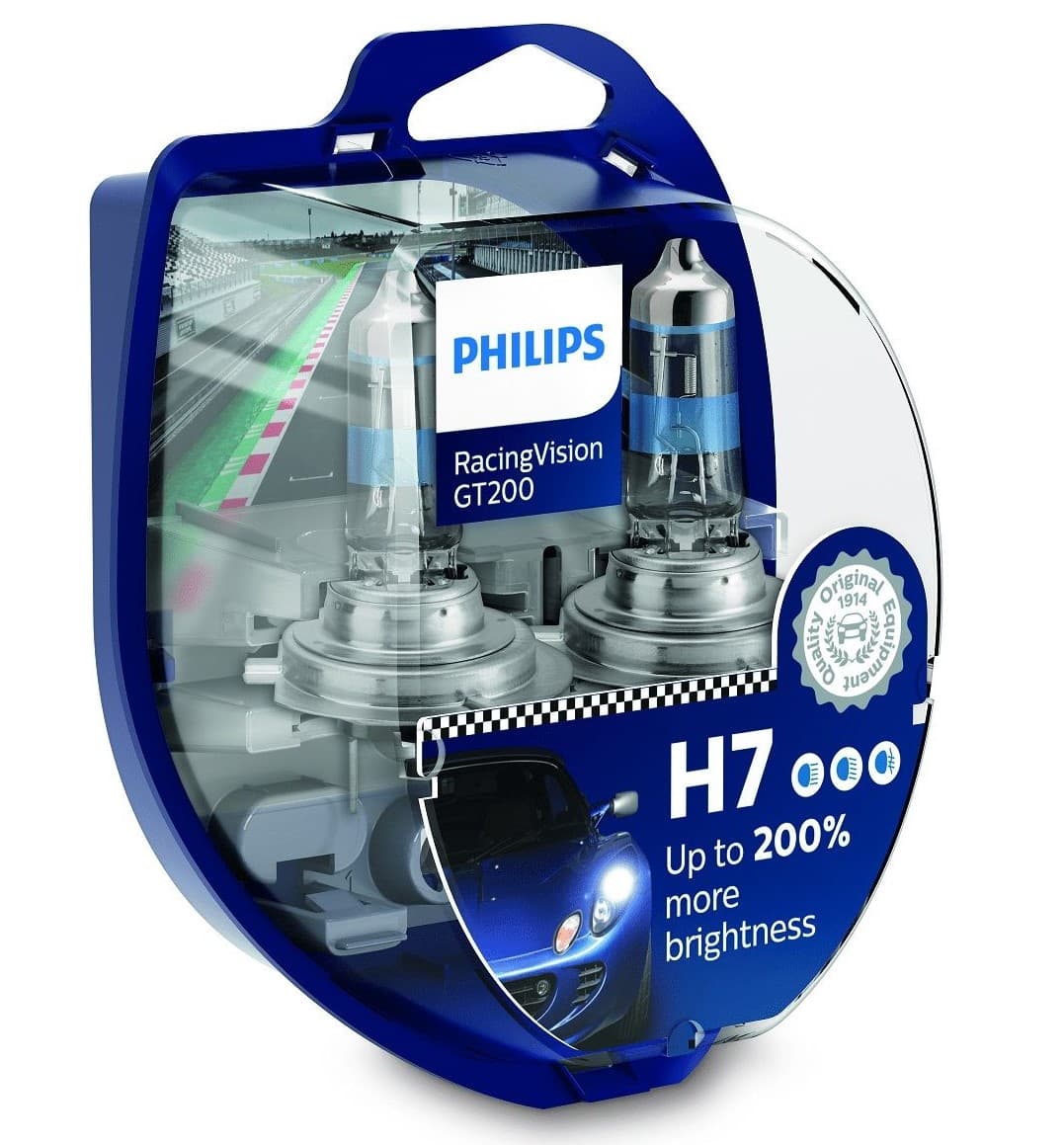 H7 12V 55W PX26d RacingVision GT200 2 St. Philips