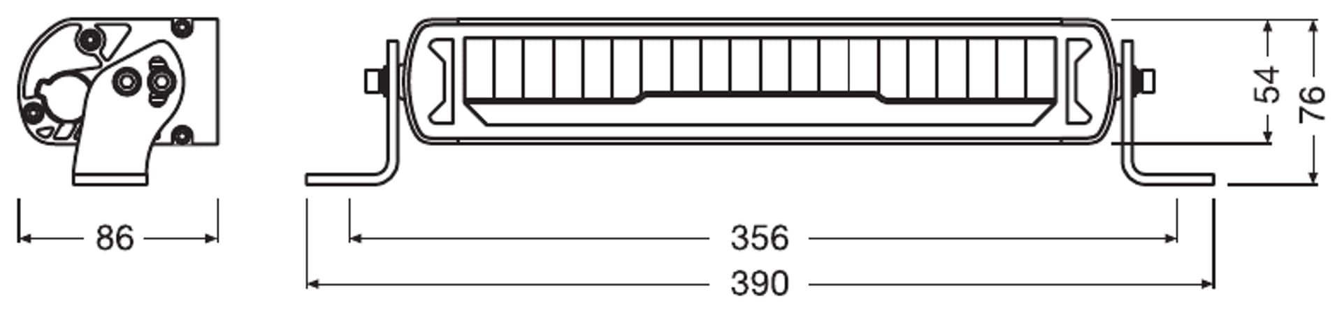 LEDriving LIGHTBAR MX250-CB Lichtleiste 1 St. OSRAM