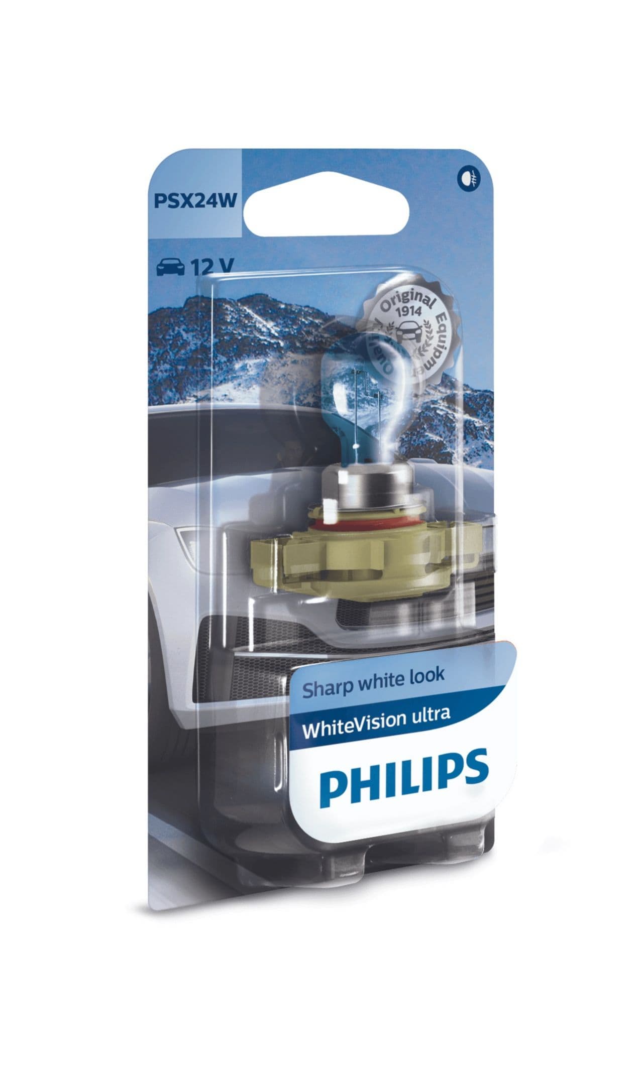 PSX24W 12V 24W PG20/7 WhiteVision Ultra 1 St. Philips