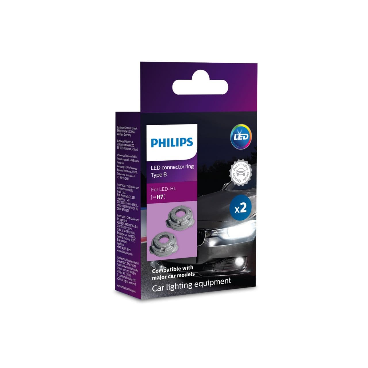 LED Connector rings [~H7] Type B - Zubehör für LED-Installation 2 St. Philips