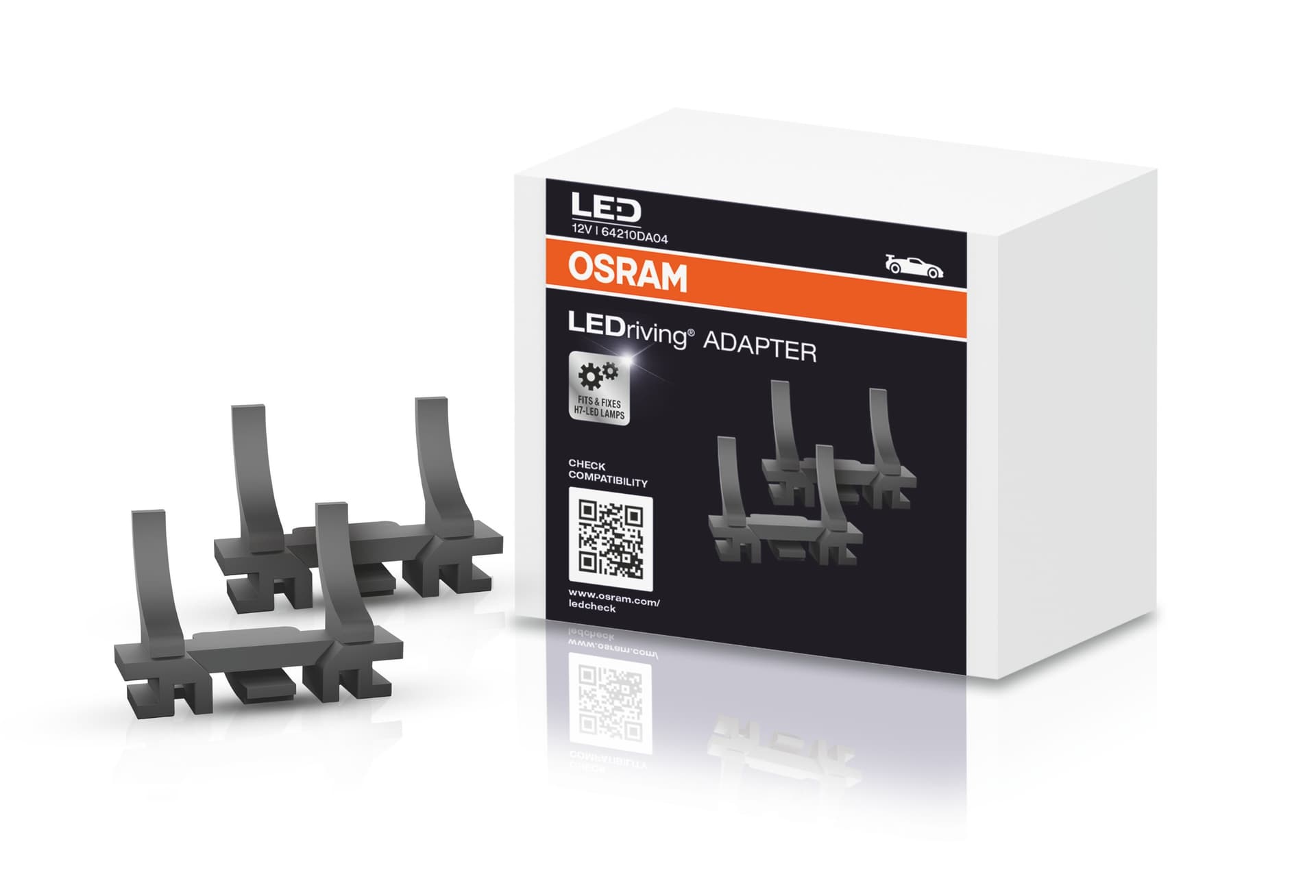 Montagehalterung Adapter DA04 für NIGHT BREAKER LED H7-LED 2 St. OSRAM