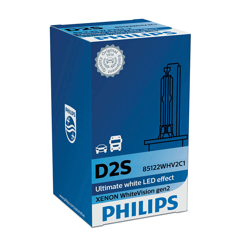 D2S 35W P32d-2 WhiteVision 5000K Xenon 1 St. Philips