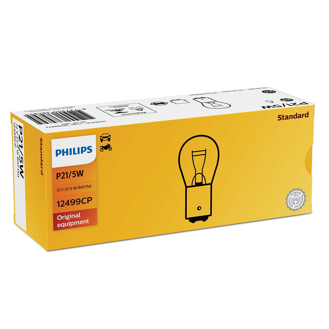 P21/5W 12V 21/5W BAY15d Vision 1 St. Philips