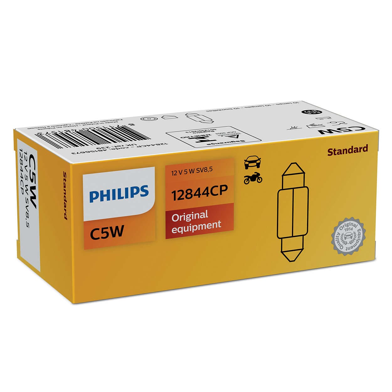 C5W 12V 5W SV8,5 soffitte Vison 1 St. Philips