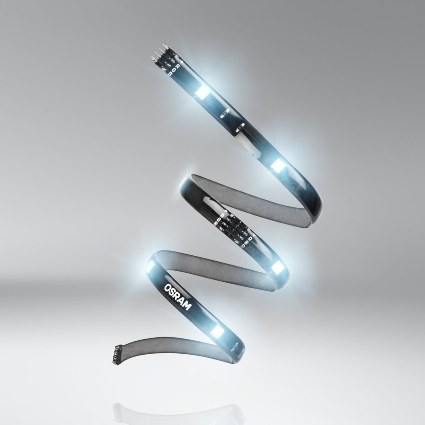 LEDambient Zwei selbstklebende LED-Streifen mit jeweils einer Länge von 30,5 cm OSRAM