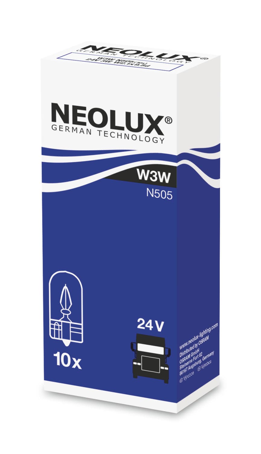 W3W 24V 3W W2,1x9,5d 1 St. NEOLUX