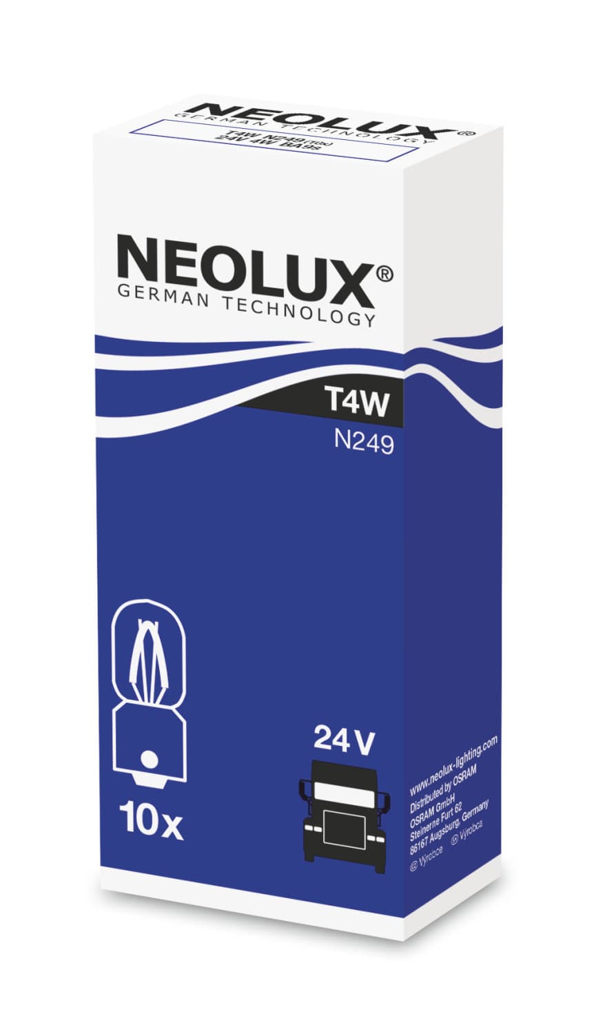 T4W 24V 4W BA9s 1 St. NEOLUX