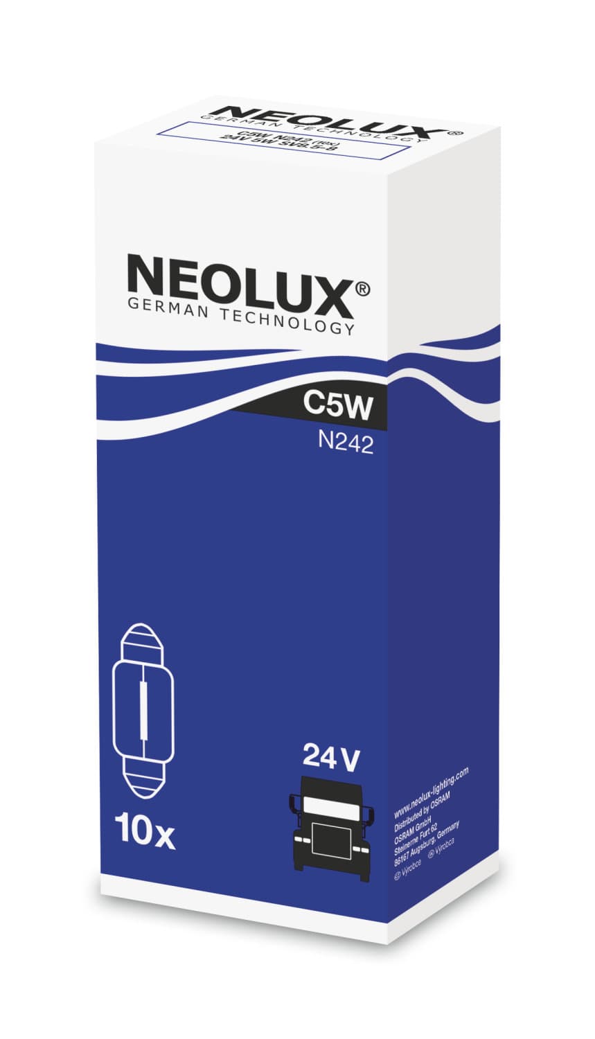 C5W 24V 5W SV8,5-8 soffitte 1 St. NEOLUX