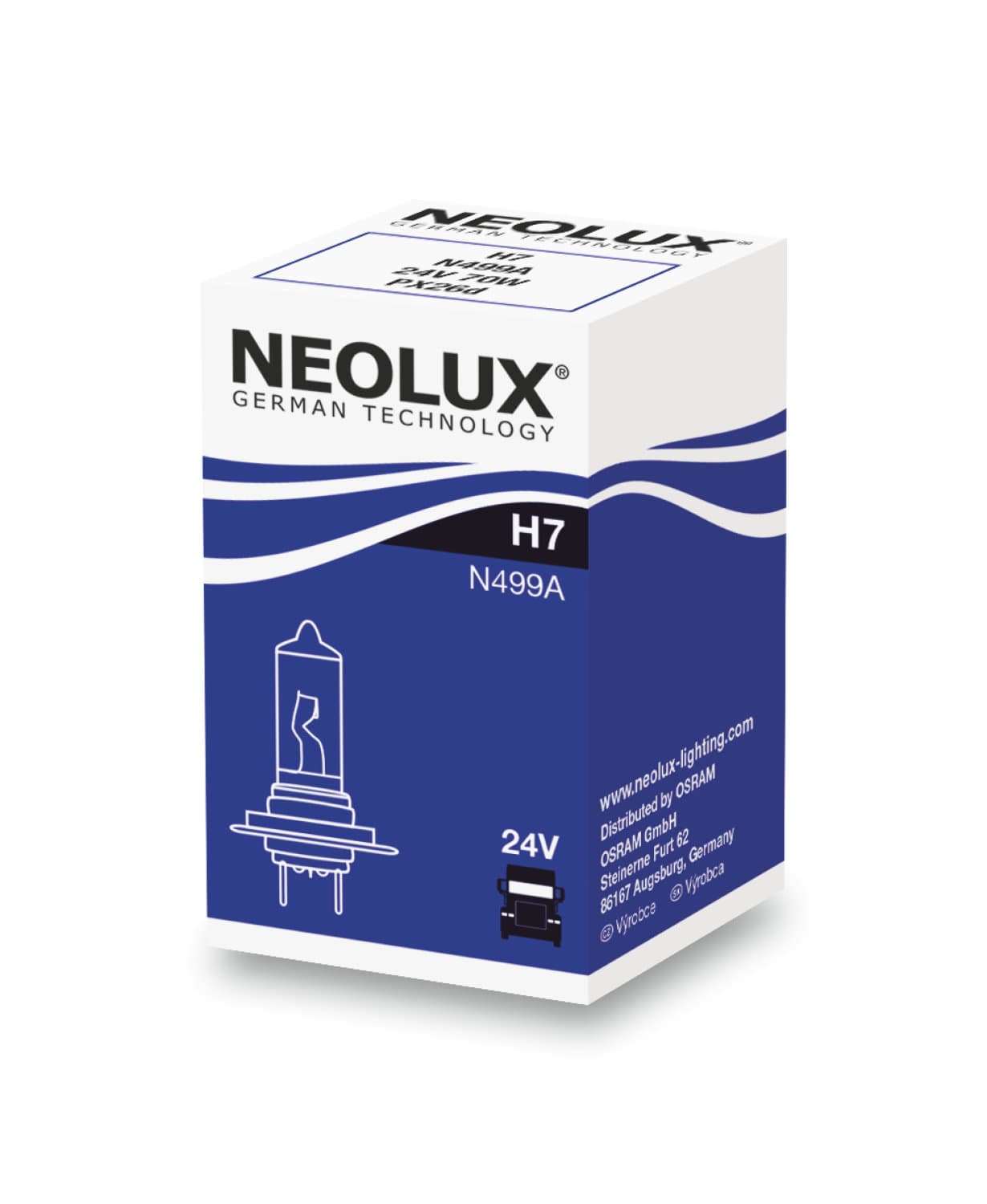 H7 24V 70W PX26d 1 St. NEOLUX