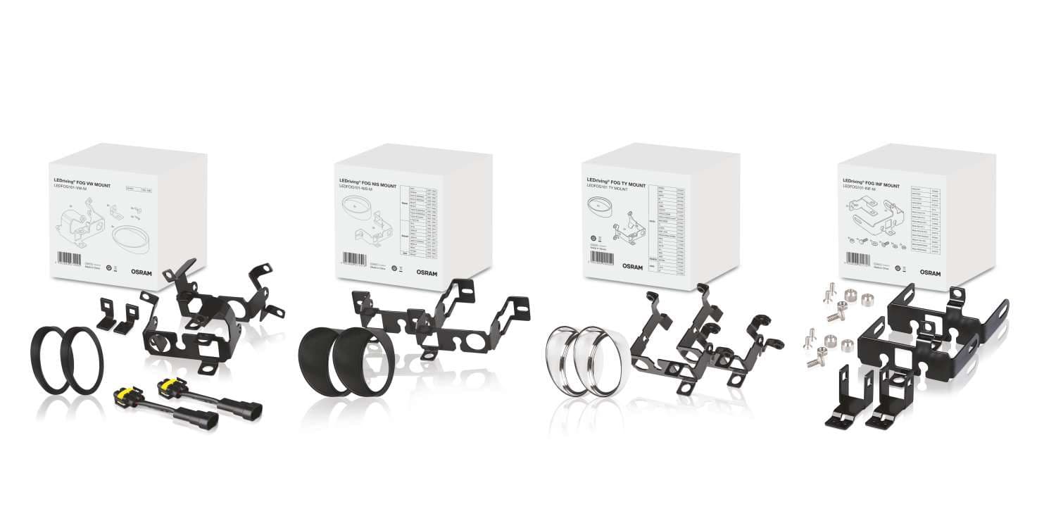 LEDriving FOG 101/102 INF MOUNT Halterung für Infiniti, Nissan Set OSRAM