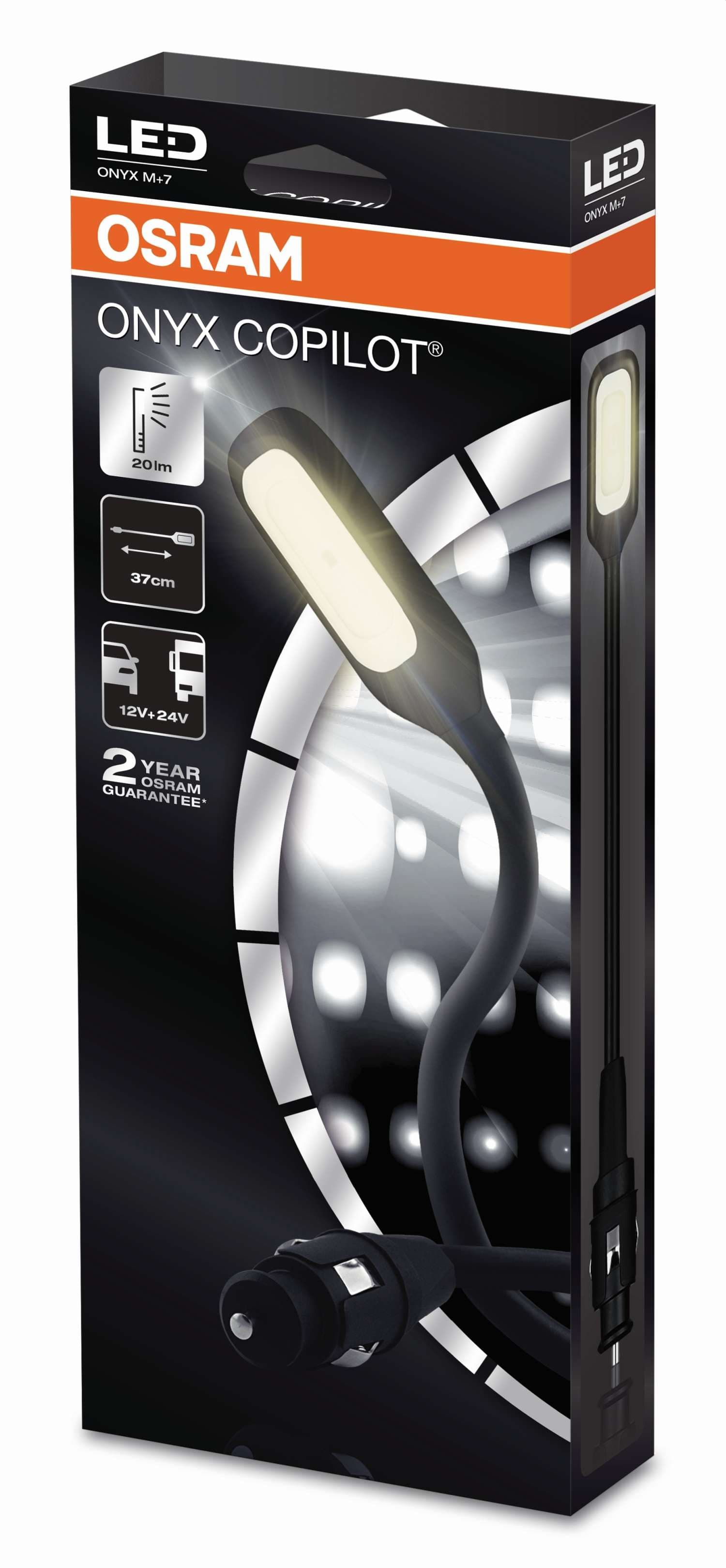 ONYX Copilot M Flexibles LED Leselicht 37mm 12V/24V OSRAM