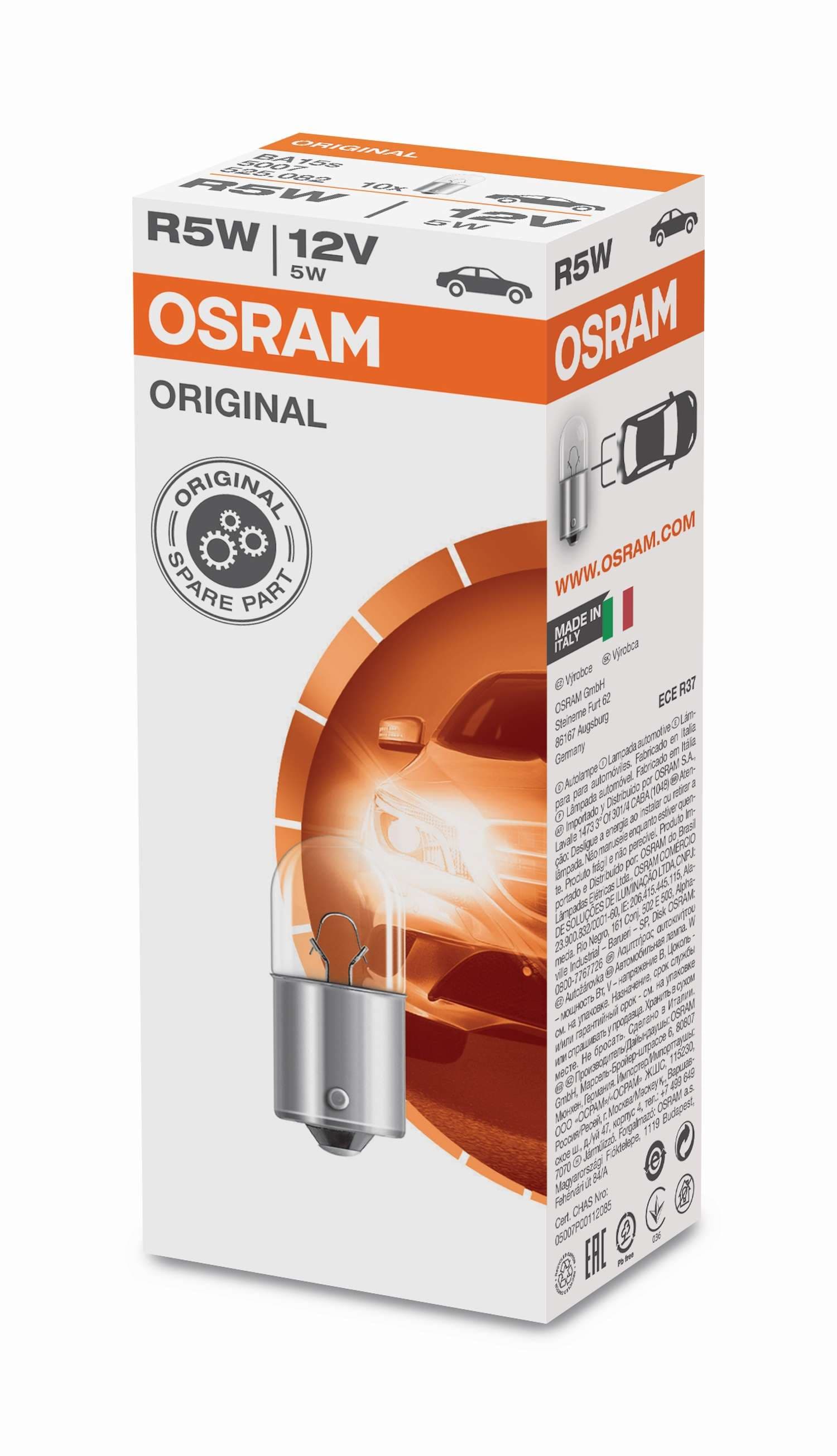 R5W 12V 5W BA15s 1 St. OSRAM