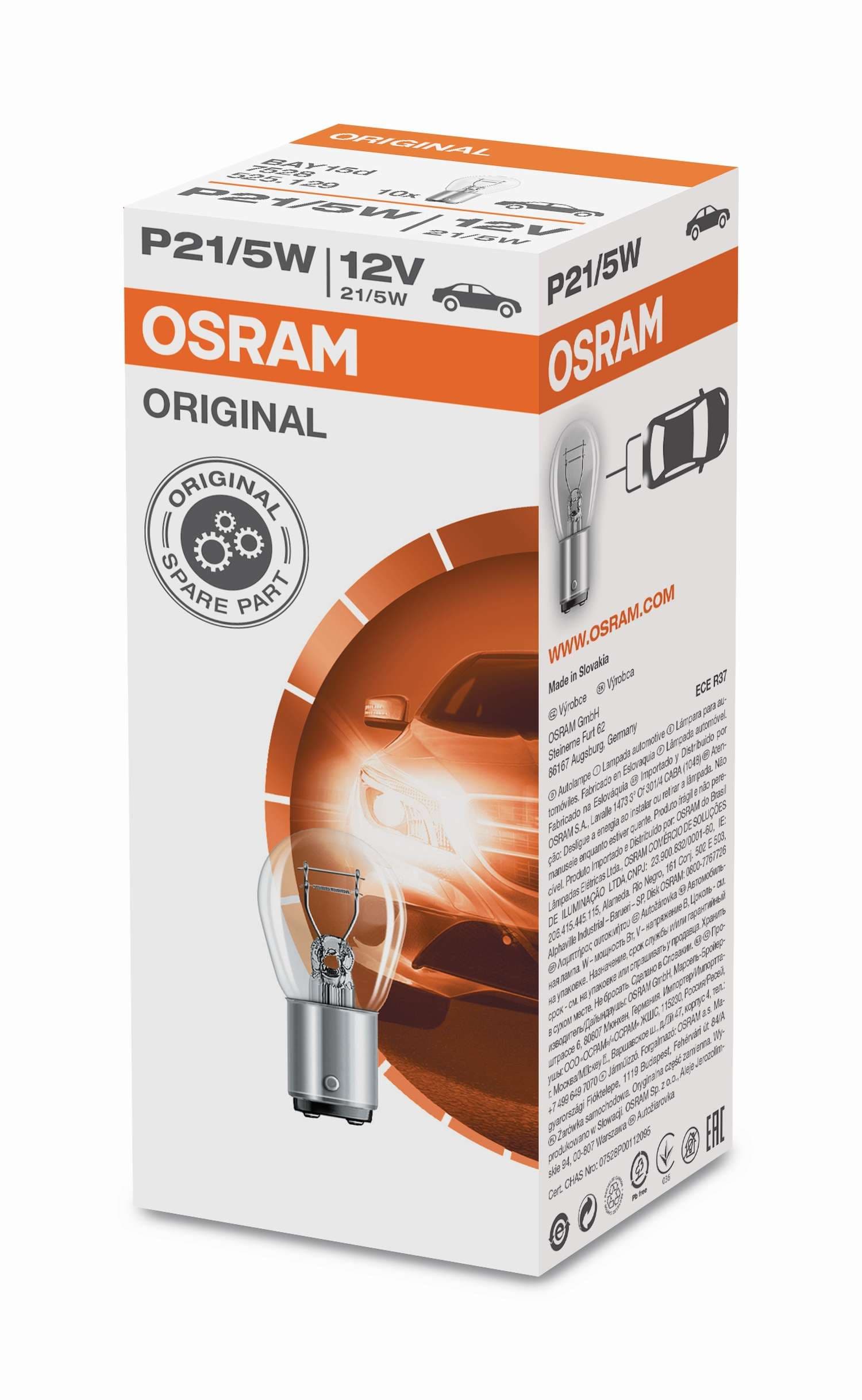 P21/5W 12V 21/5W BAY15d 1 St. OSRAM
