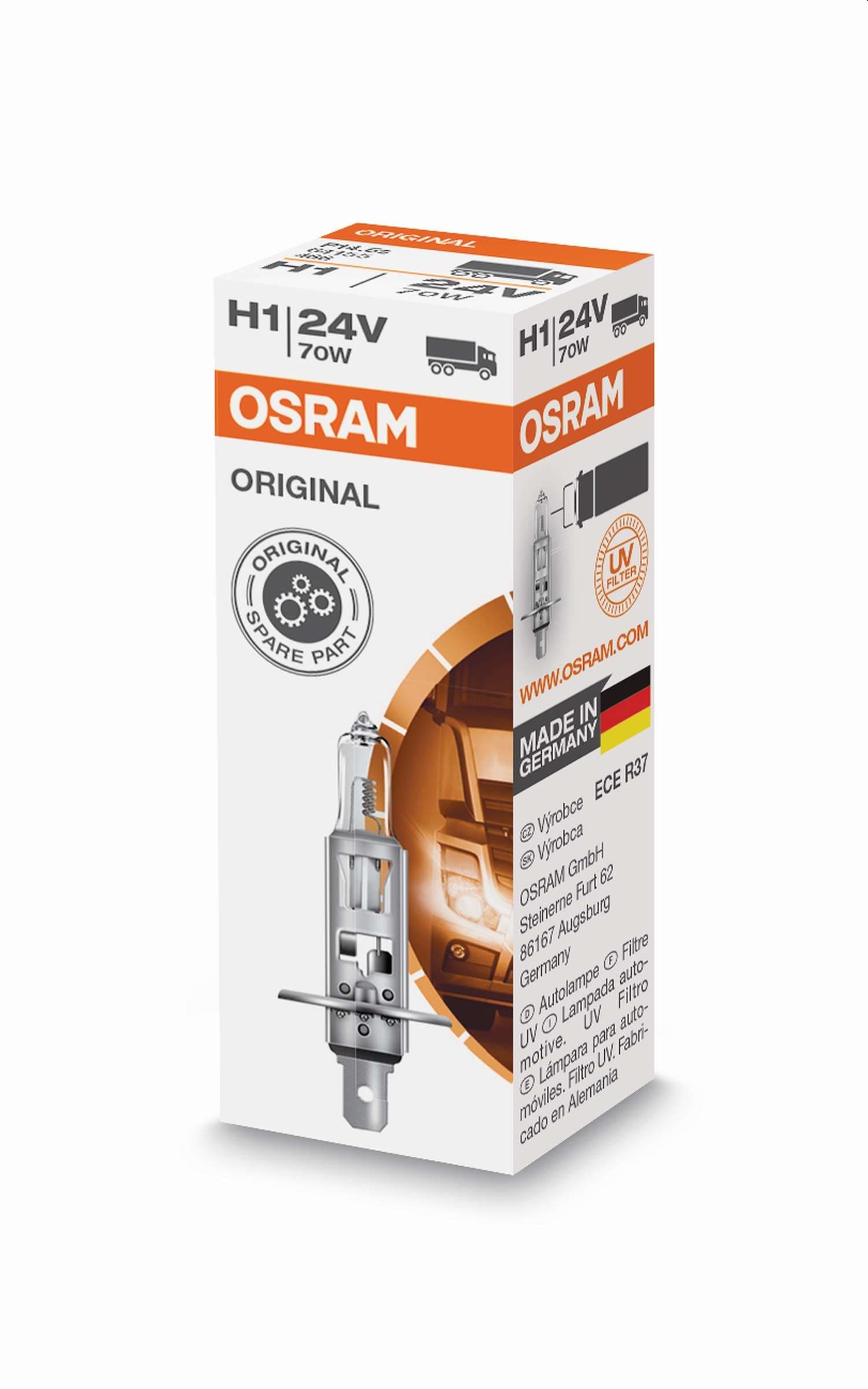 H1 24V 70W P14.5s Original Faltschachtel OSRAM