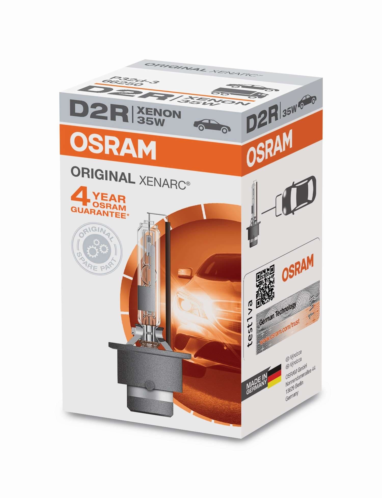 D2R 12V+24V 35W P32d-3 Original XENARC Faltschachtel OSRAM