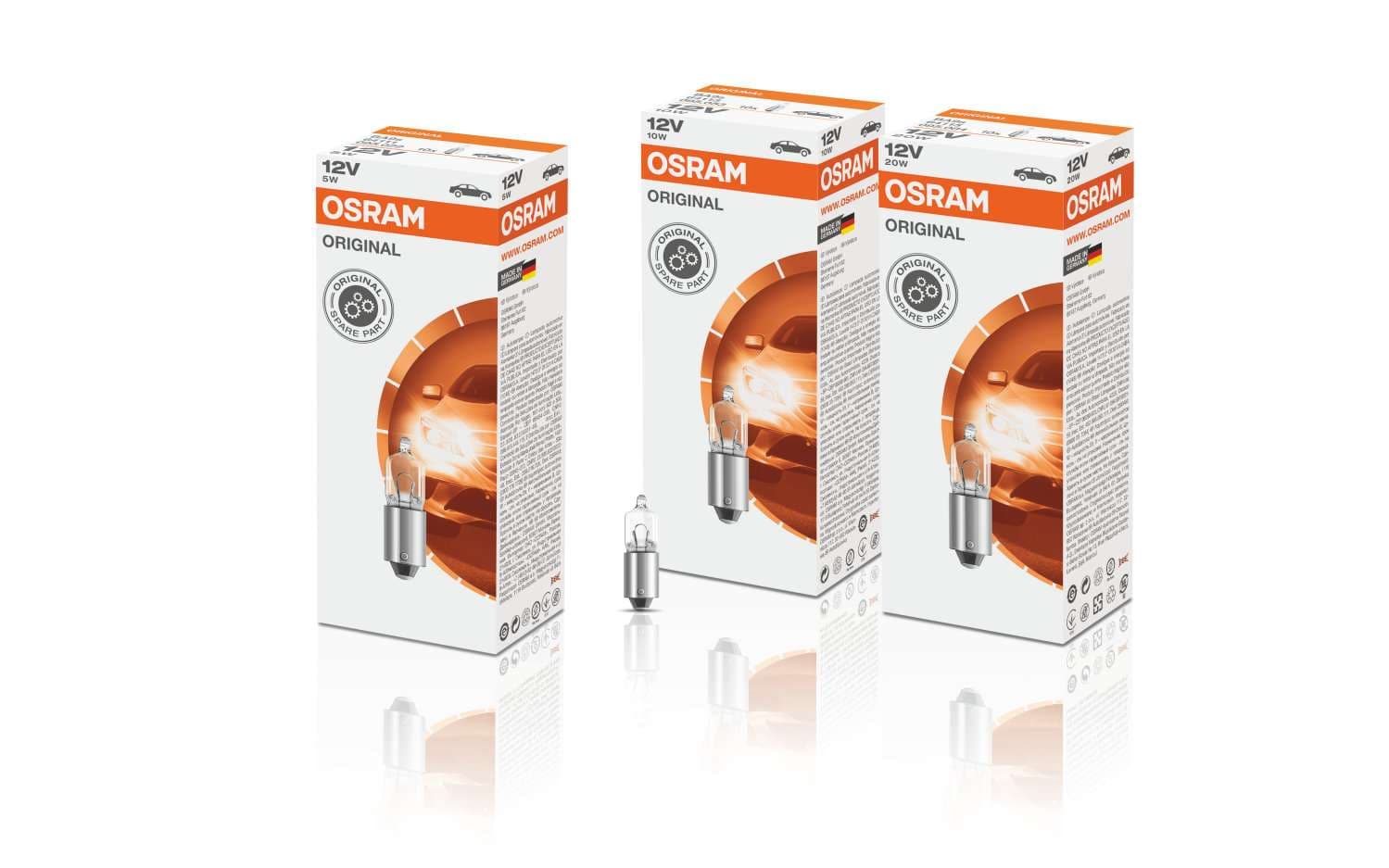 20W Metallsockel Faltschachtel 12V Original OSRAM