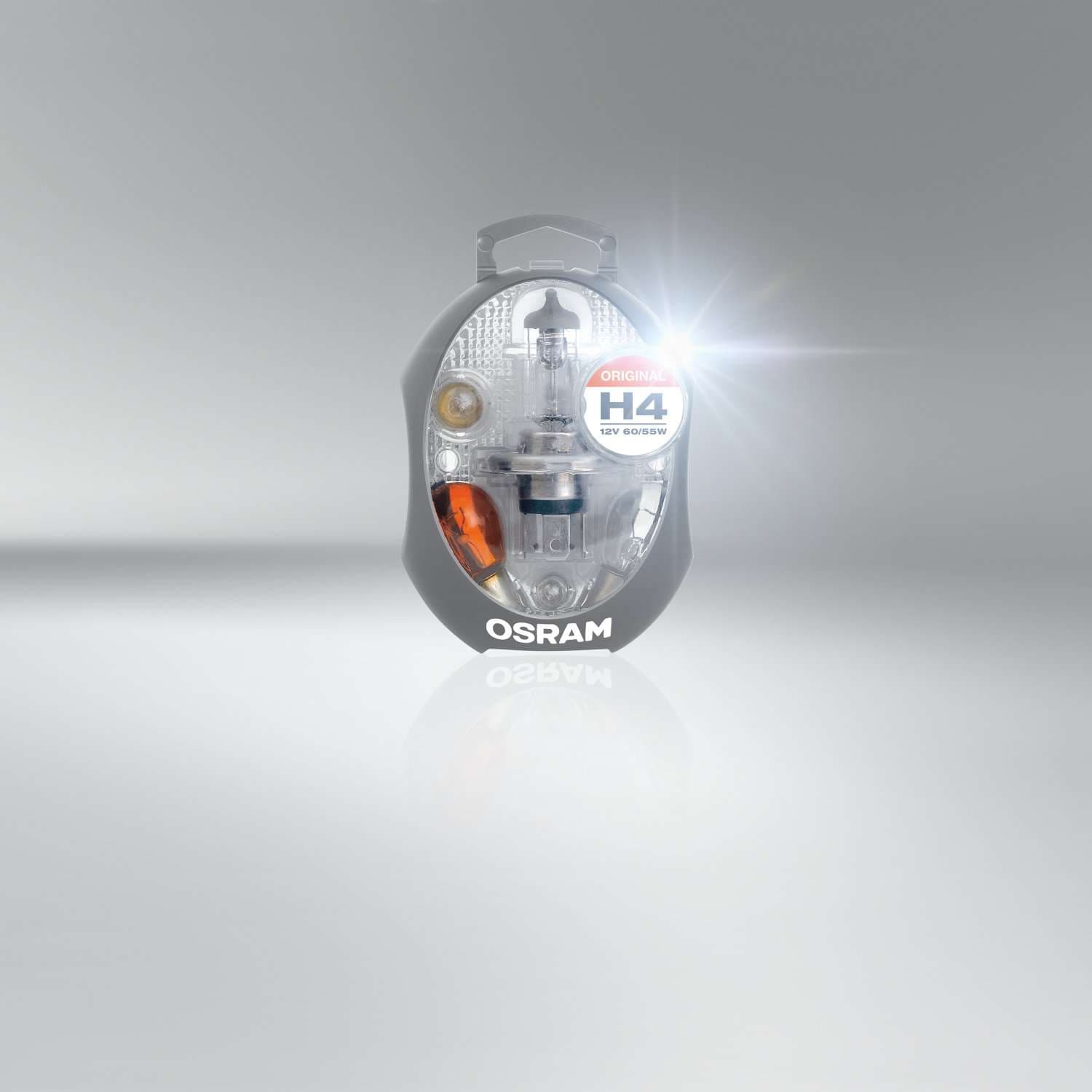 H4 12V 60/55W Ersatzlampenbox Original OSRAM