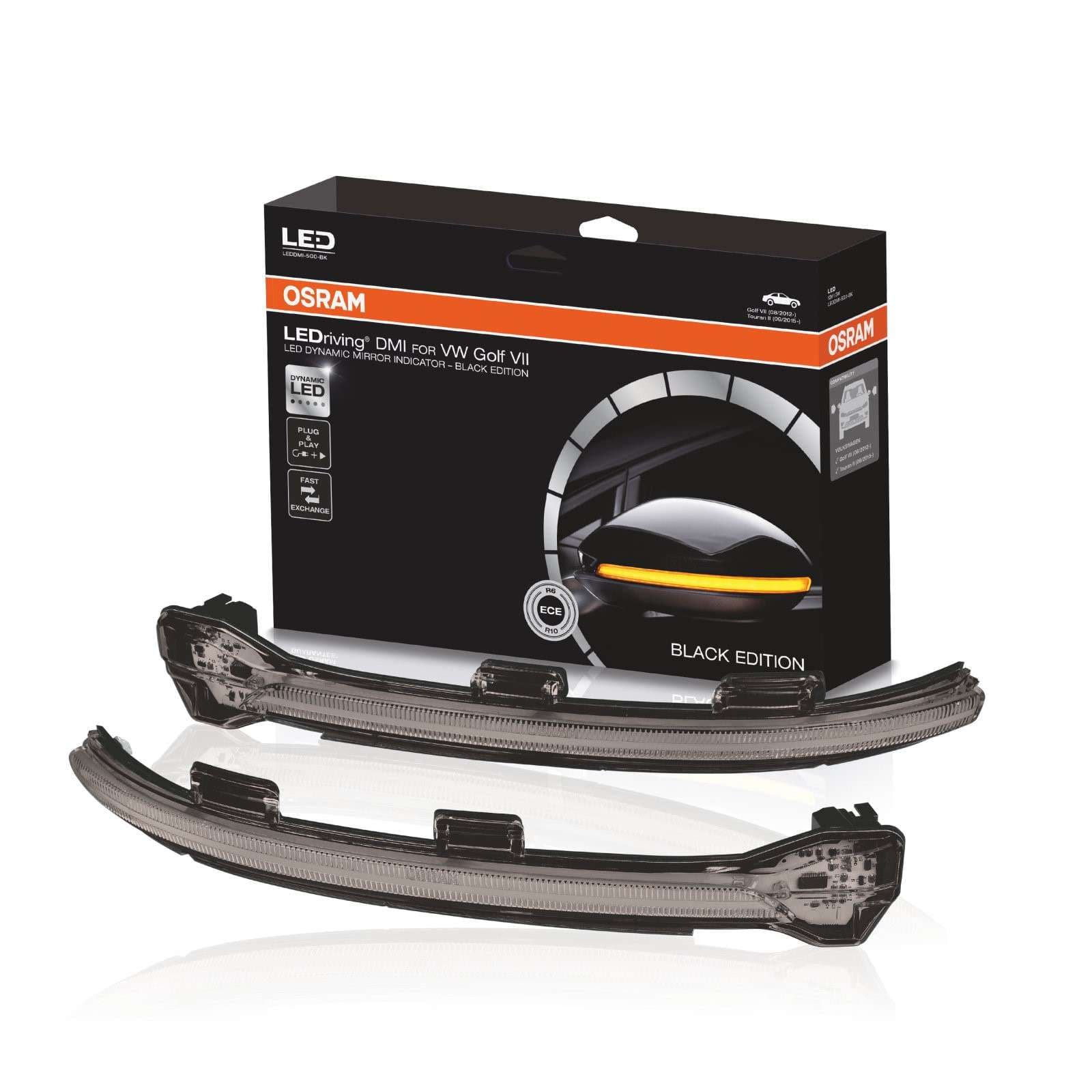 LEDRiving® Dynamische LED Spiegelblinker VW Golf VII - Black Edition OSRAM