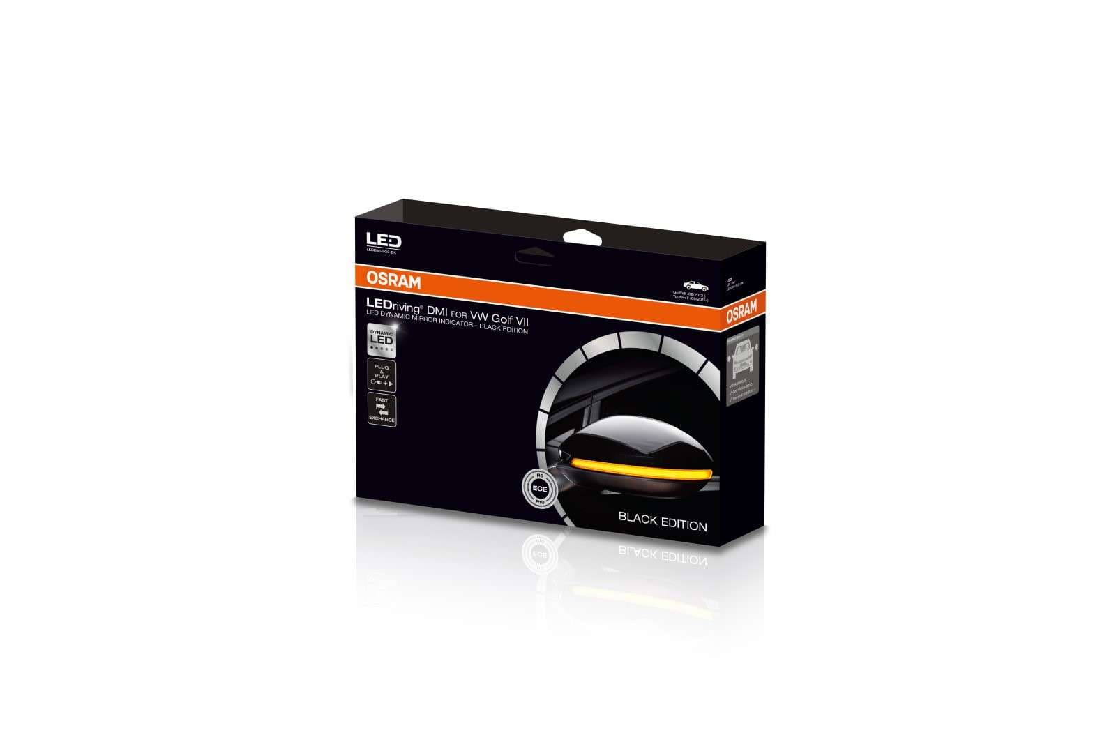 LEDRiving® Dynamische LED Spiegelblinker VW Golf VII - Black Edition OSRAM