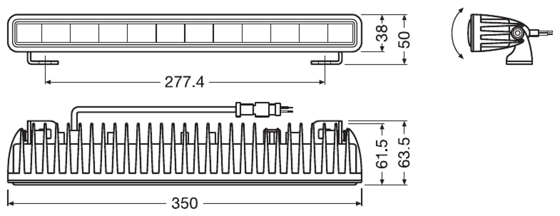LEDriving LIGHTBAR SX300-SP Lichtleiste 1 St. OSRAM