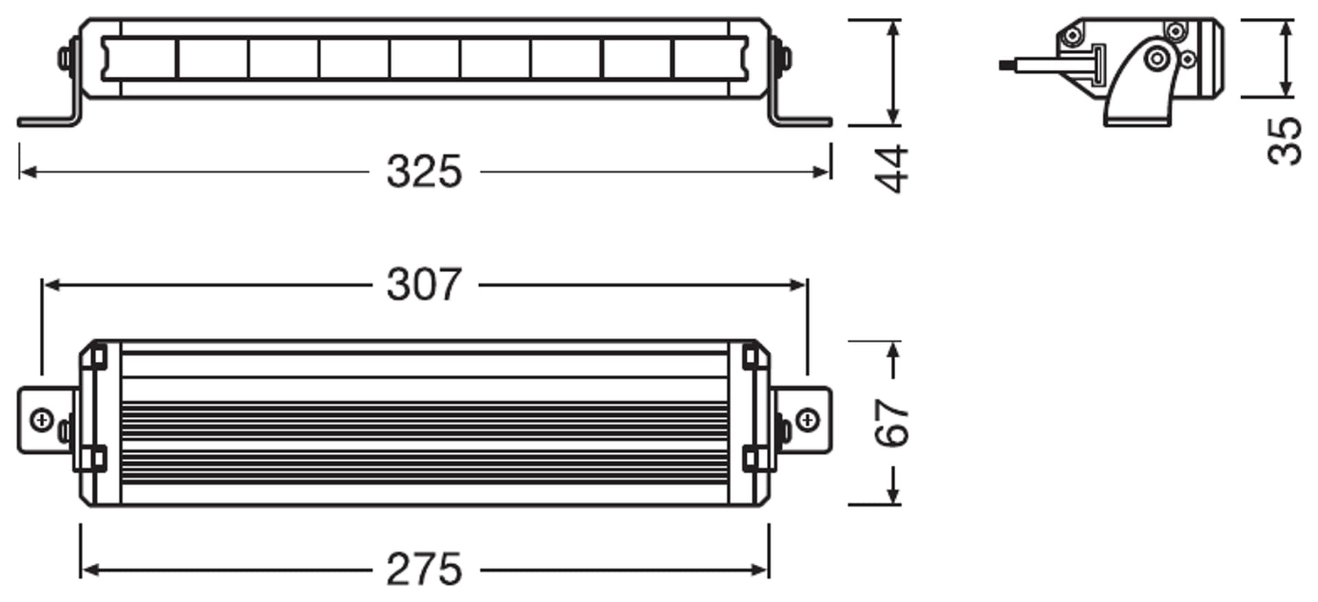 LEDriving LIGHTBAR VX250-SP Lichtleiste 1 St. OSRAM