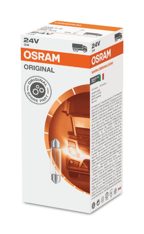 C5W 24V 3W SV8.5-8 Original Faltschachtel 1 St. OSRAM