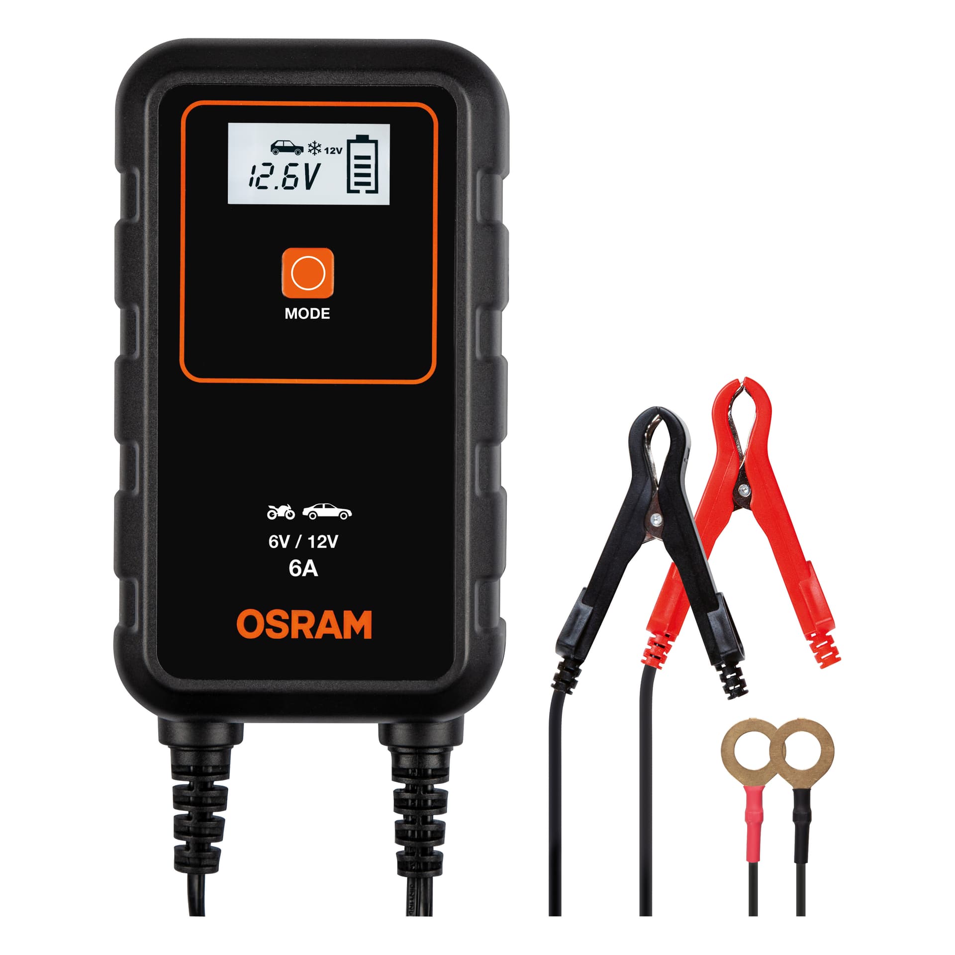 BATTERYcharge 906 Intelligentes Batterielade- und Batteriewartungsgerät 1 St. OSRAM