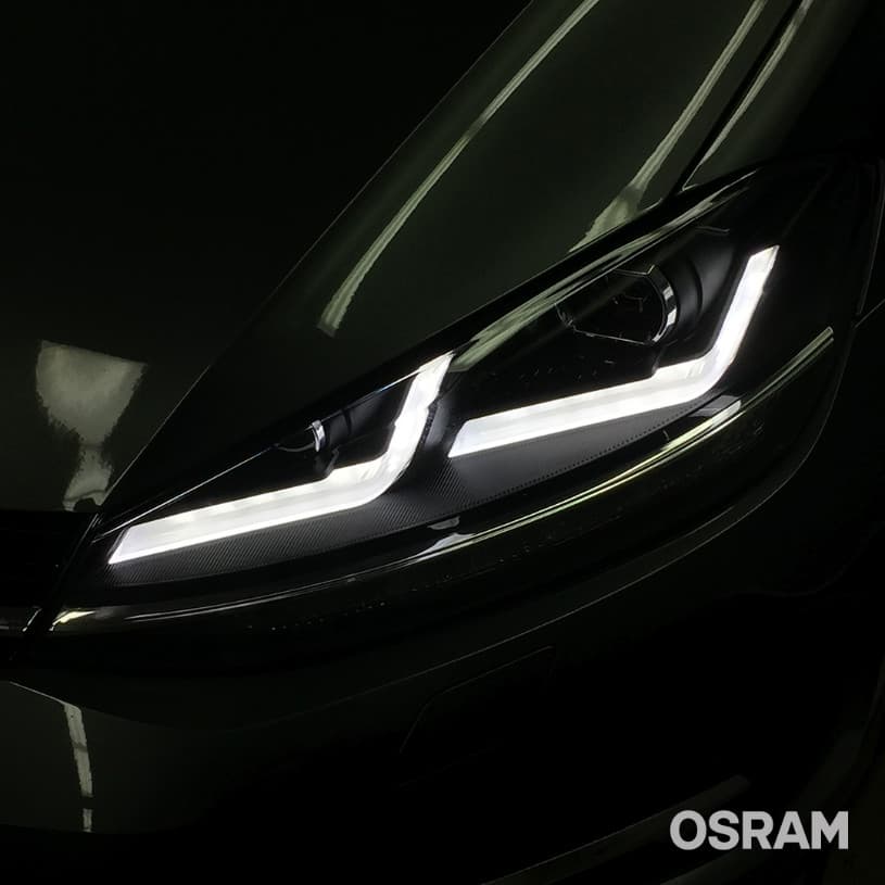 OSRAM LEDriving® Golf VII Facelift Scheinwerfer, Black Edition als Halogenersatz