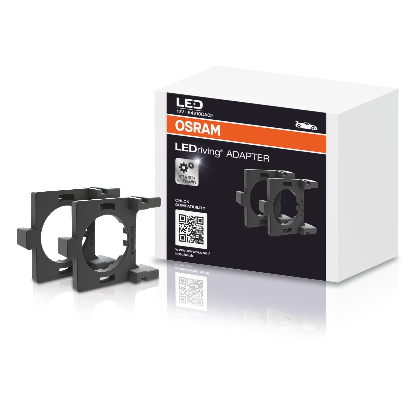 Montagehalterung Adapter DA02 für NIGHT BREAKER LED H7-LED Focus 2 St. OSRAM