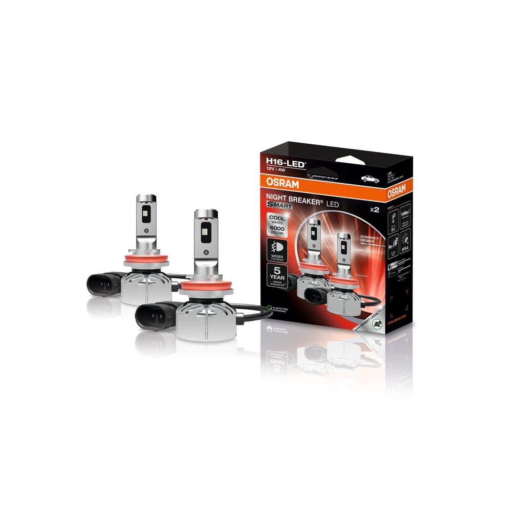 H16 NIGHT BREAKER LED SMART StVZO-Konforme LED 2 St. OSRAM