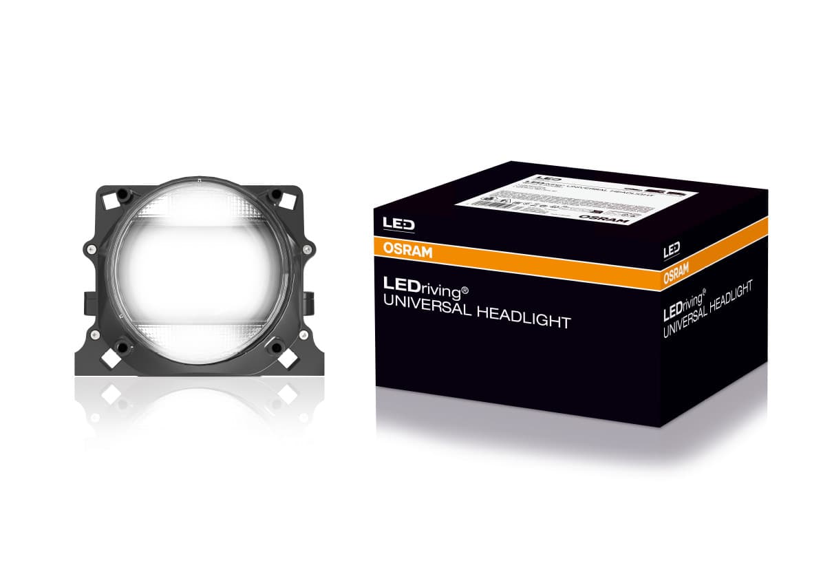 LEDriving® 12/24V Universeller Scheinwerfer 5400-6500K LHD Model 101 1 St. OSRAM