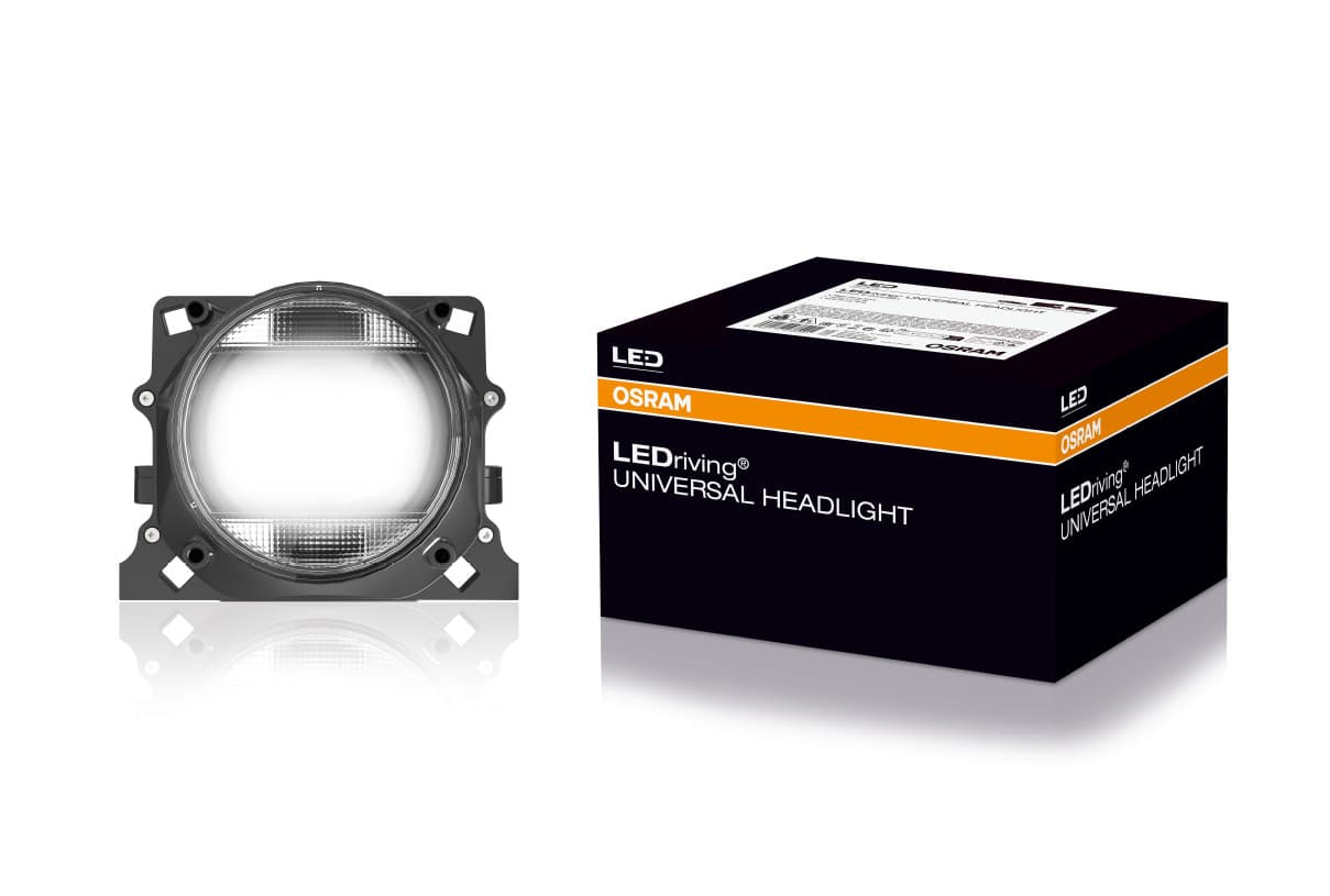 LEDriving® 12/24V Universeller Scheinwerfer 5400-6500K RHD Model 104 1 St. OSRAM