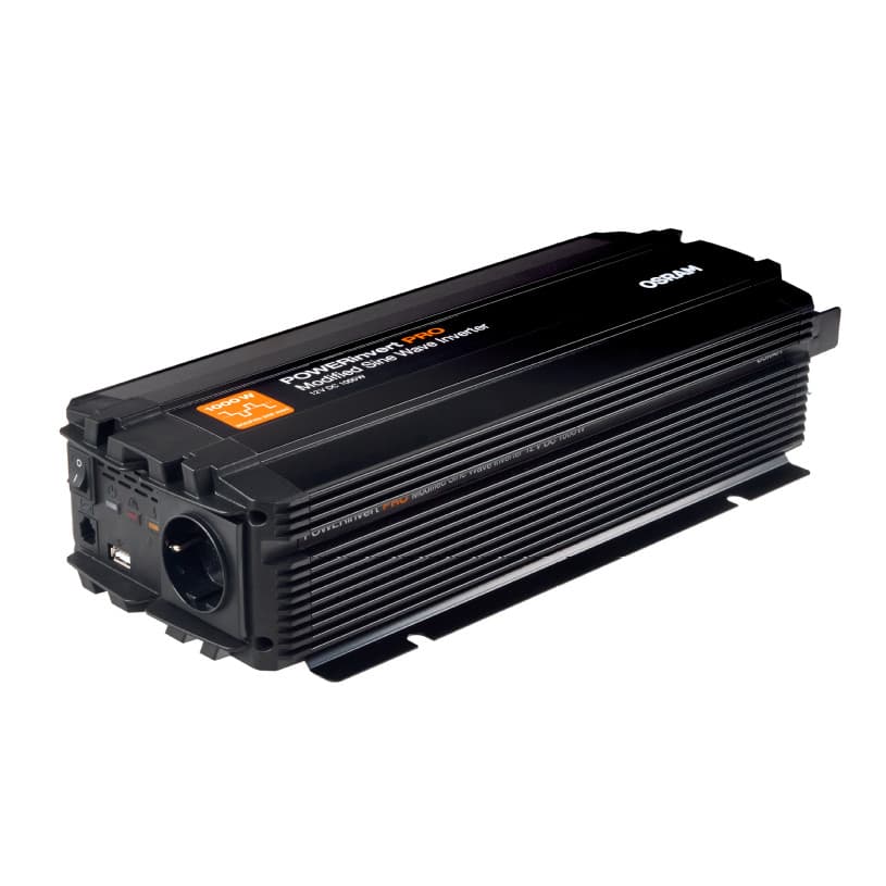POWERinvert PRO Modified Sine Wave Inverter 12V DC 1000W 1 St. OSRAM