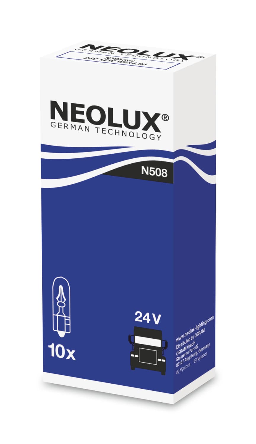 1,2W 24V 1,2W W2x4,6d 1 St. NEOLUX