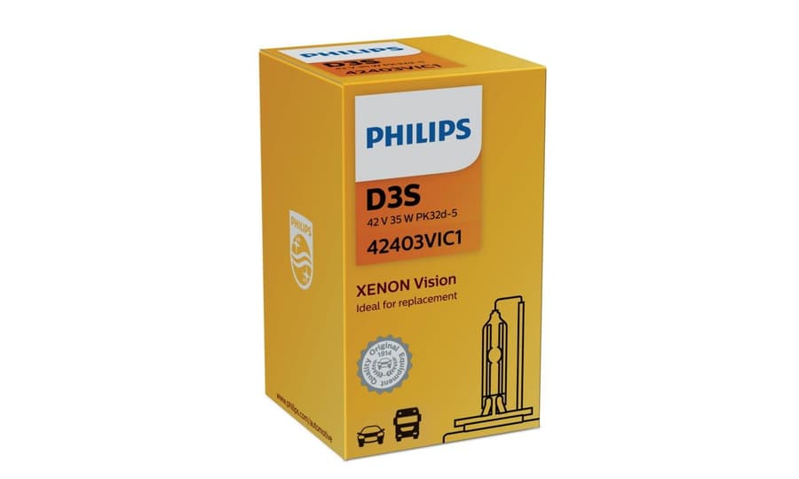 D3S Xenon-Scheinwerferlampe 35W PK32d-5 Xenon Vision 1 St. Philips