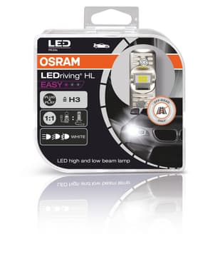 H3 LED-Nachrüstlampe Offroad – LEDriving® HL EASY H3 12V 8W PK22s 6500K White 2 St. OSRAM