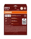 H11 Halogen-Scheinwerferlampe 12V 55W PGJ19-2 NIGHT BREAKER® LASER +150% mehr Helligkeit 2 St. OSRAM
