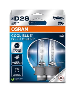 D2S Xenon-Scheinwerferlampe Offroad – D2S 35W P32d-2 COOL BLUE BOOST 7000K 2 St. OSRAM