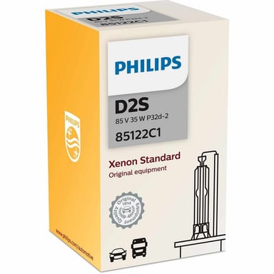 D2S Xenon-Scheinwerferlampe 35W P32d-2 Xenon Standard 4300K 1 St. Philips
