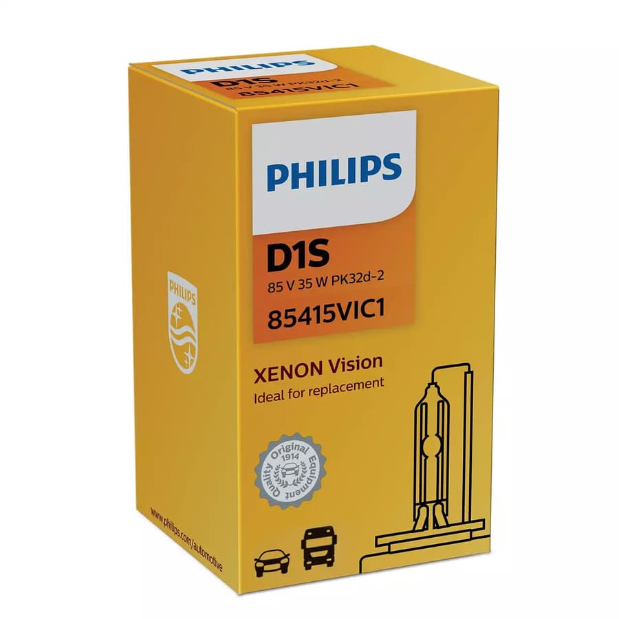D1S Xenon-Scheinwerferlampe 35W PK32d-2 Vision Xenon 4300K 1 St. Philips
