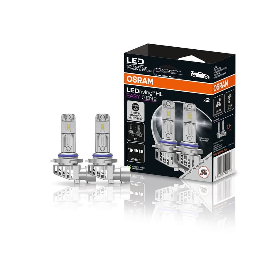 HB3/HIR1/H10/HB4/HIR2 LED-Nachrüstlampe Offroad – LEDriving® HL EASY HB3/HIR1/H10/HB4/HIR2 2 St. OSRAM